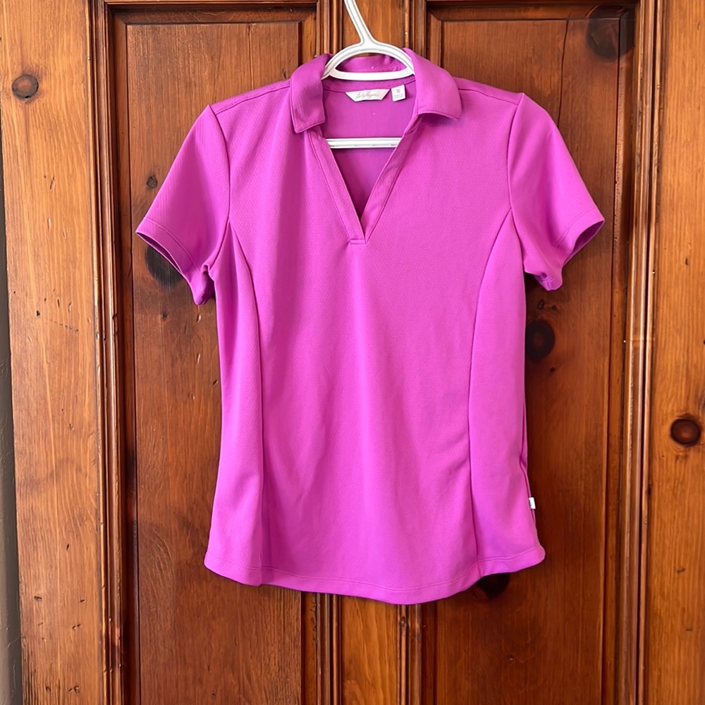 Short sleeve, purple, small, golf shirt